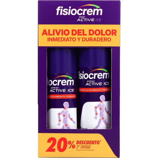 Fisiocrem Spray Active Ice 2x150 ml